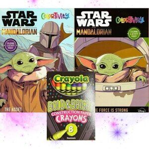 Disney Star Wars Mandalorian - Coloring & Activity Books (Set of 2 Books)